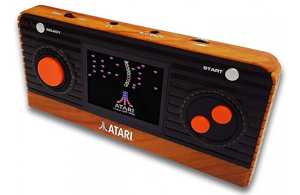 Konsola ATARI Retro (50 gier) ekran gry sterowanie bateria