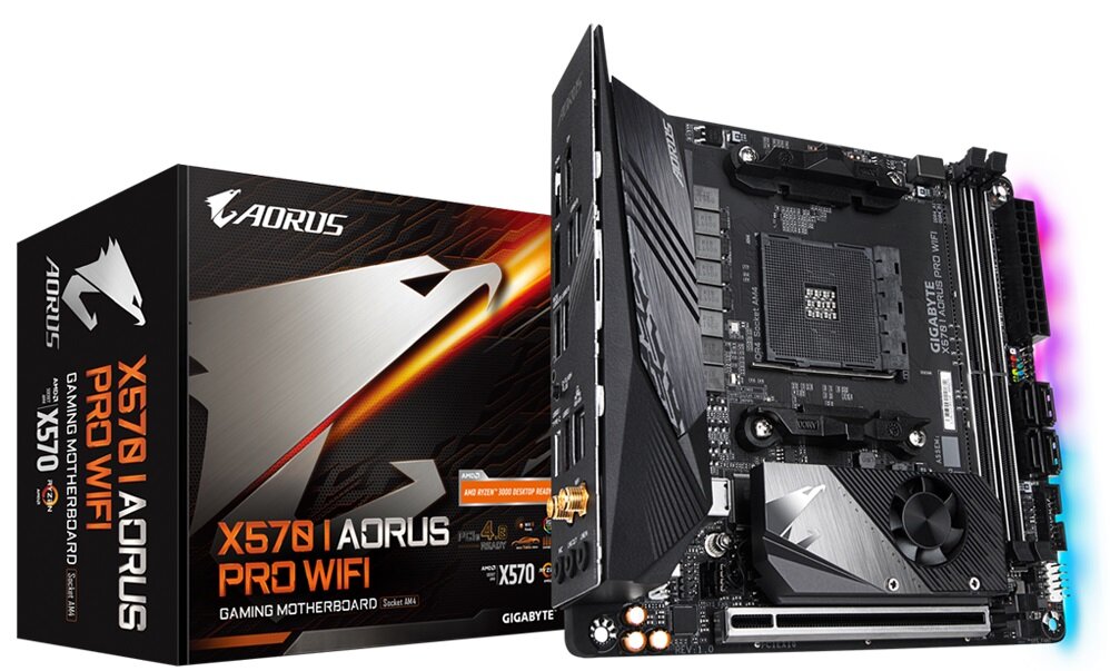 Płyta główna GIGABYTE X570 I Aorus Pro Wifi - komunikacja WiFI łączność bezprzewodowa z internetem