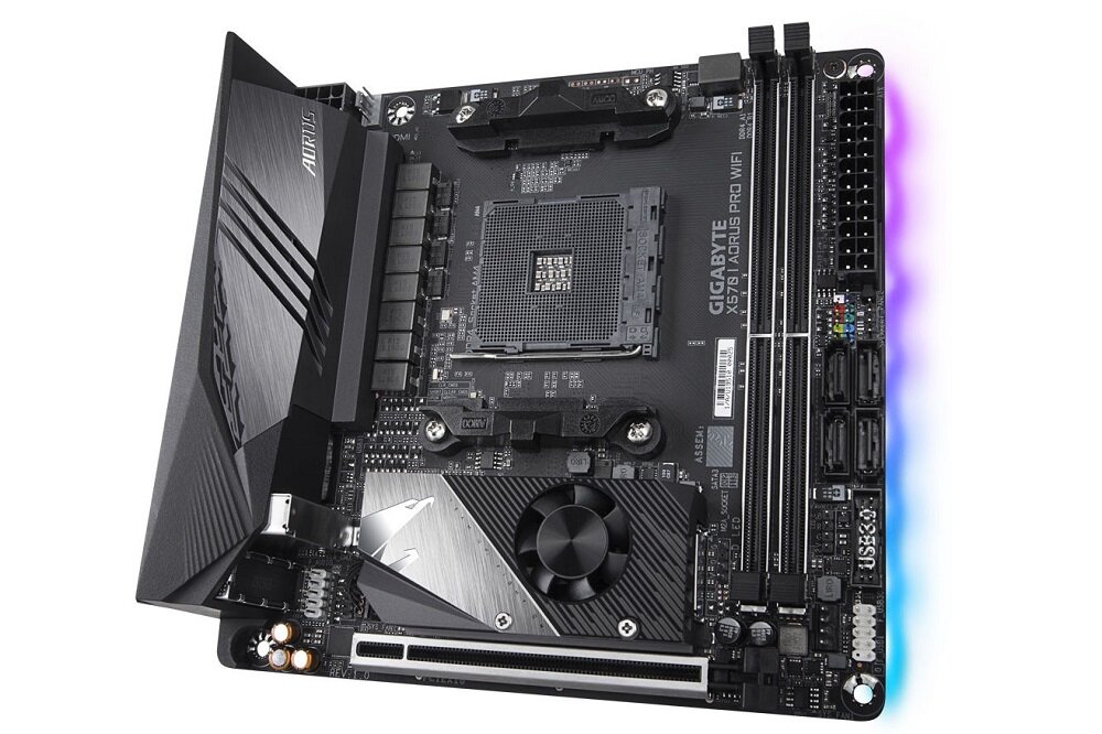 Płyta główna GIGABYTE X570 I Aorus Pro Wifi - RAM DDR4 przyspieszenie działania komputera wysoka przepustowość