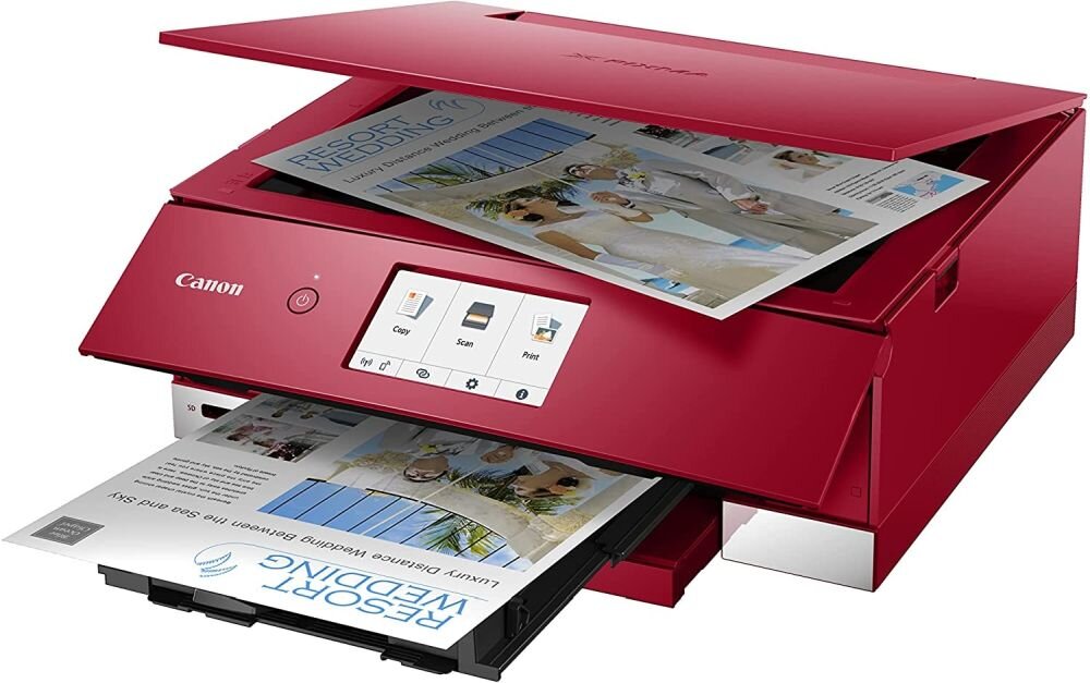 Urządzenie wielofunkcyjne CANON Pixma TS8351 wydruki jakość kolory ramki druk dwustronny szybkość