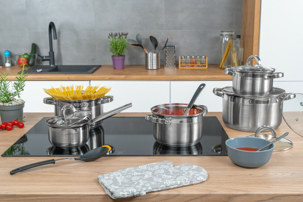 Zestaw garnków GÖTZE & JENSEN CS300 Colorado - kuchenki
