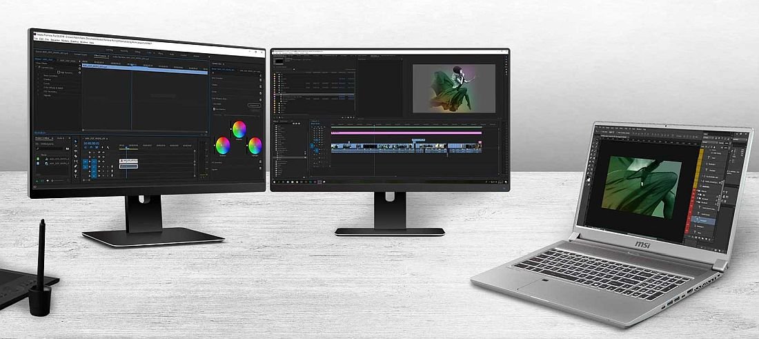 Laptop MSI P75 Creator - HDMI