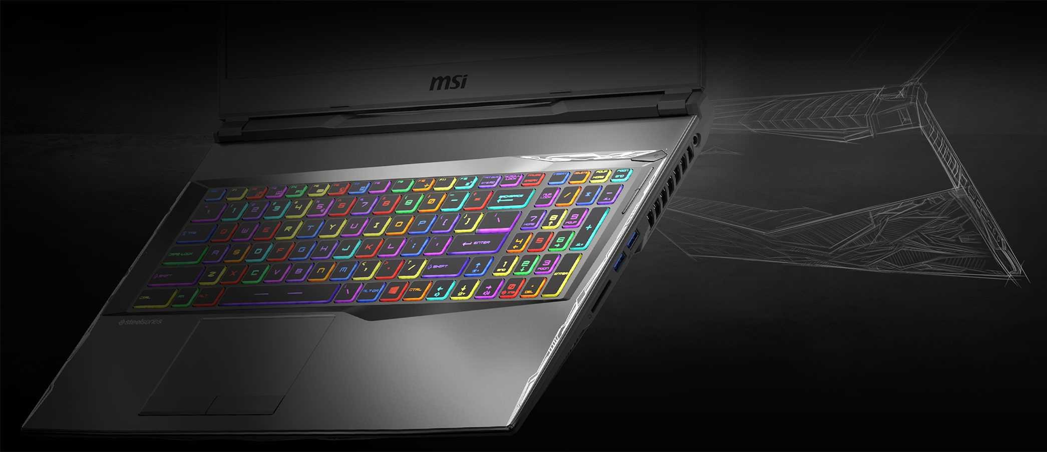 Laptop MSI GT63 Titan  - styl 