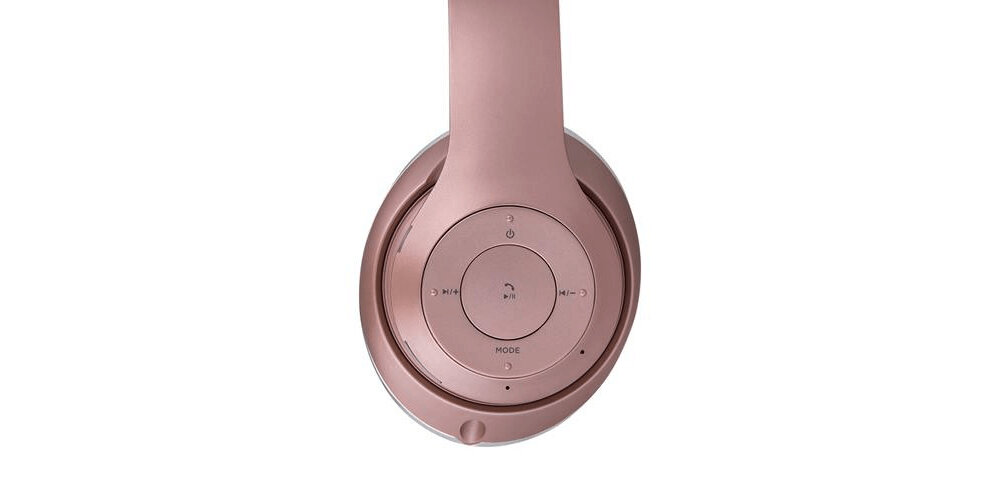 SŁUCHAWKI BLUETOOTH FOREVER BHS-300 MUSIC SOUL RÓŻOWE