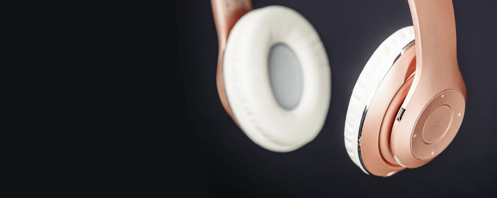 SŁUCHAWKI BLUETOOTH FOREVER BHS-300 MUSIC SOUL RÓŻOWE bluetooth mini jack 3.5mm