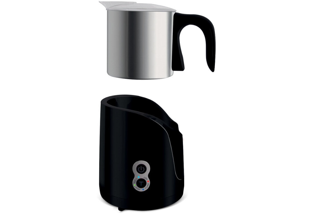 Spieniacz SENCOR SMF 4000BK Łatwe czyszczenie i higiena Wnętrze ze stali nierdzewnej SUS 304 z powłoką nieprzywierającą można myć w zmywarce