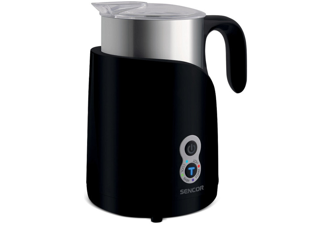 Spieniacz SENCOR SMF 4000BK Bezpieczeństwo użytkowania Zabezpieczenie przed przegrzaniem czytelna kontrolka świetlna Trzystopniowy przełącznik ON/OFF 