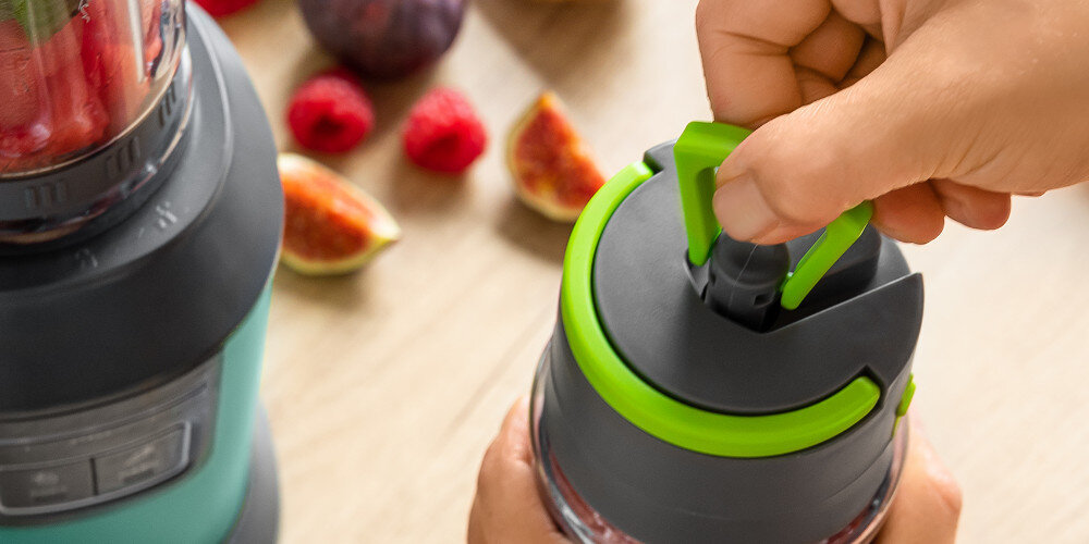 Blender kielichowy SENCOR SBL 7171GR Zielony próżnia funkcja odsysania powietrza