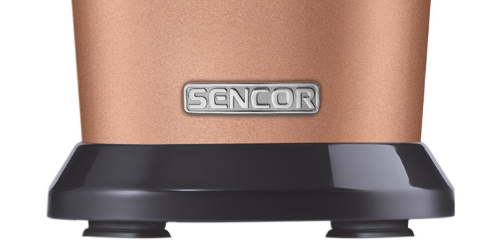 Blender kielichowy SENCOR SBL 7176GD Miedziany Bezpieczeństwo mechanizm antypoślizgowe nóżki