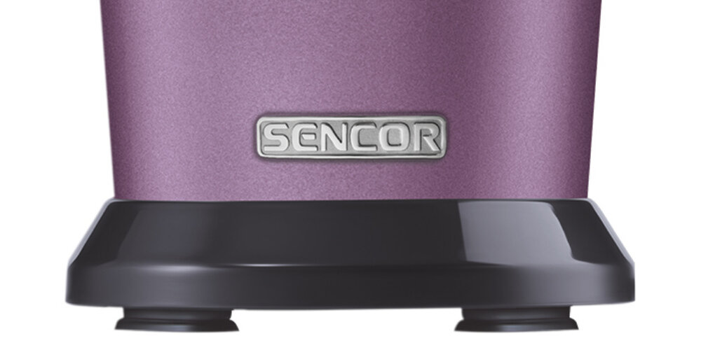 Blender kielichowy SENCOR SBL 7173VT Fioletowy Bezpieczeństwo mechanizm antypoślizgowe nóżki