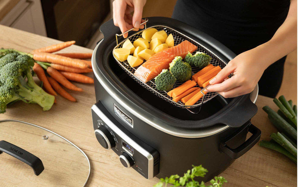 Multicooker SENCOR SPR 6100BKgłowice akcesoria
