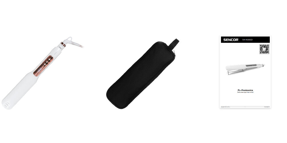 Prostownica SENCOR SHI 4500GD zestaw akcesoria komplet wyposażenie