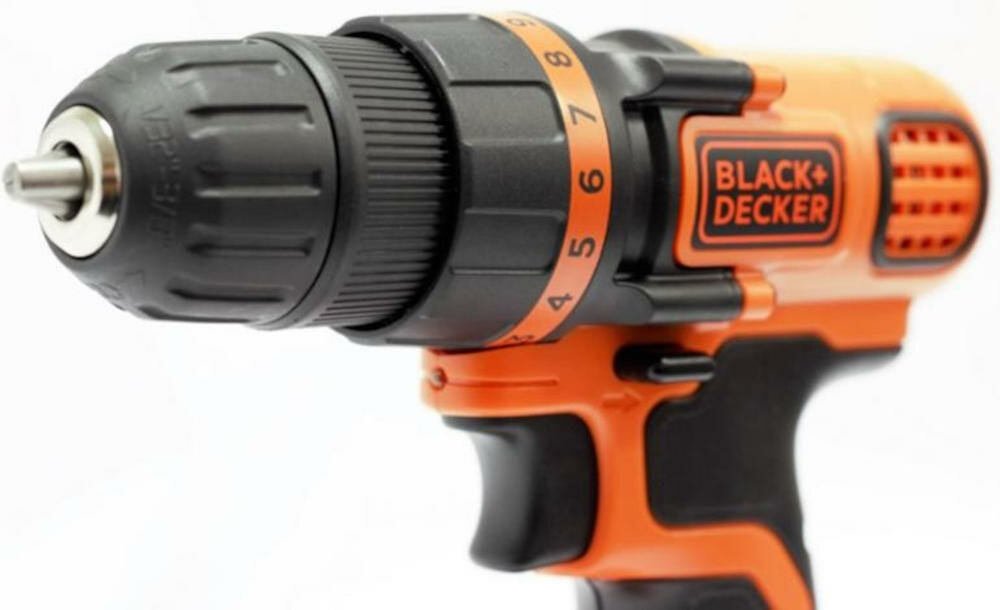 BLACK-DECKER-EGBL18K-QW sprzęgło kontrola moment obrotowy dioda led widoczność ergonomiczny uchwyt guma stabilna funkcjonalna praca