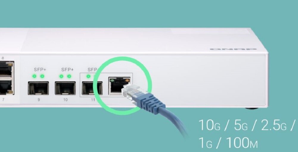 Switch QNAP QSW-308-1C - zlacza
