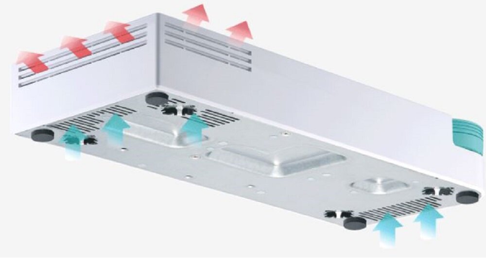 Switch QNAP QSW-308-1C - cicha praca chlodzenie