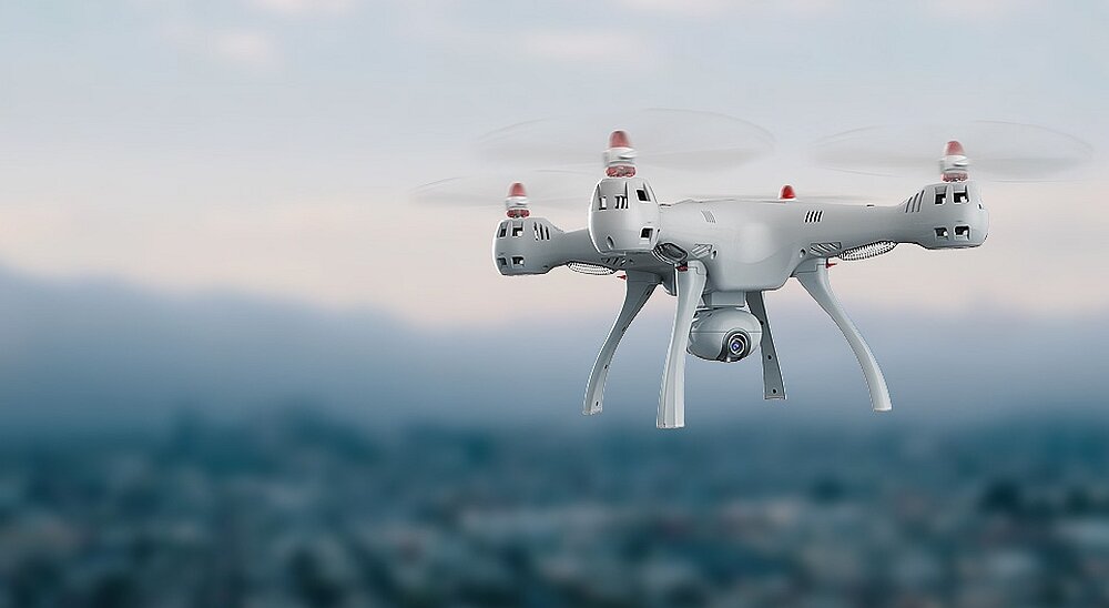 Dron SYMA X8SW-D RTF  lot bateria zasięg diody akrobacje nadajnik 