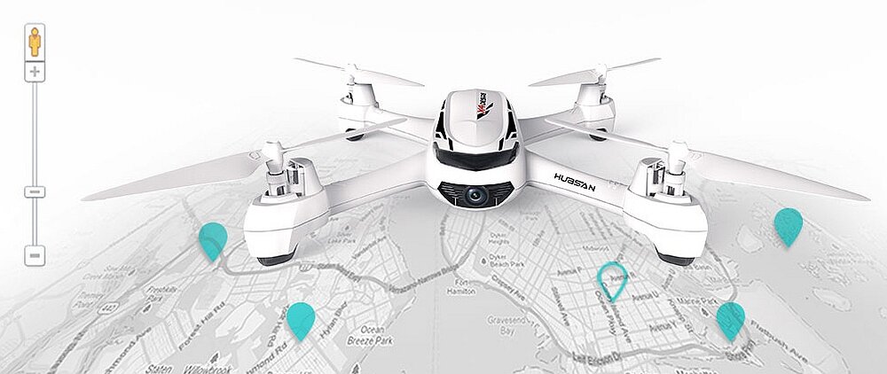 Dron HUBSAN X4 H502S aparat lot bateria zasięg sterowanie