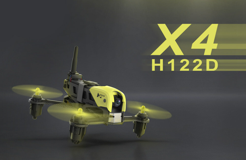 DRON HUBSAN H122D X4 STORM FPV + GOGLE + MONITOR LCD