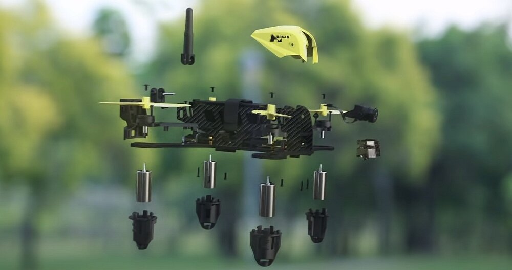 Dron HUBSAN H122D X4 Storm żyroskop stabilizacja lot latanie