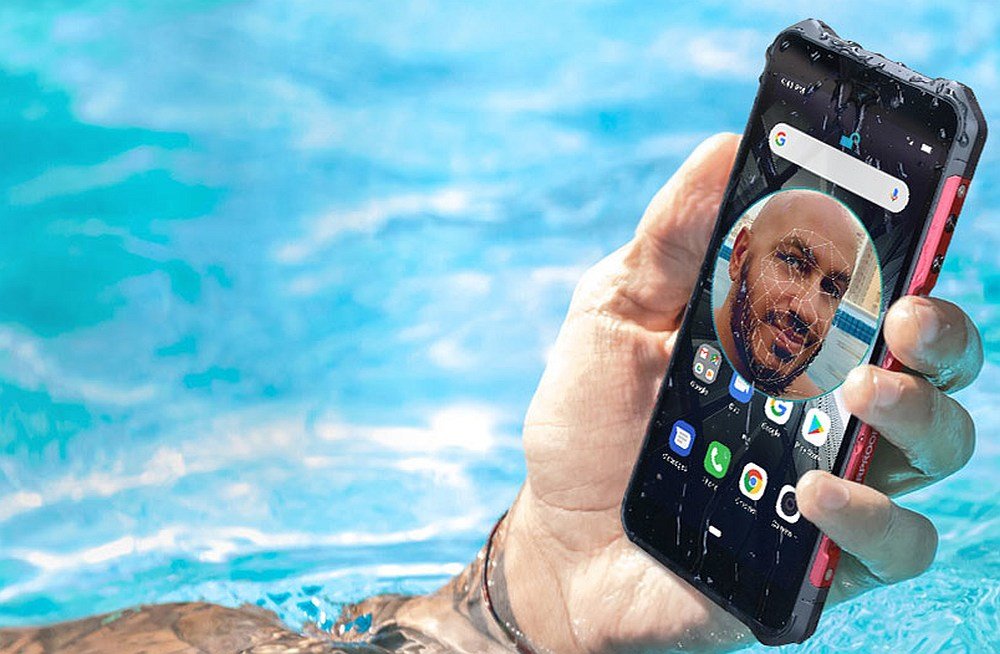 Smartfon ULEFONE Armor X3 blokada rozpoznawanie twarzy