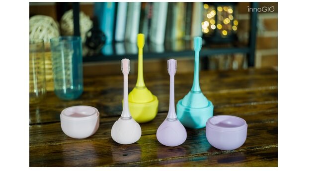 Szczoteczka soniczna INNOGIO fazy szczotkowania przyciski