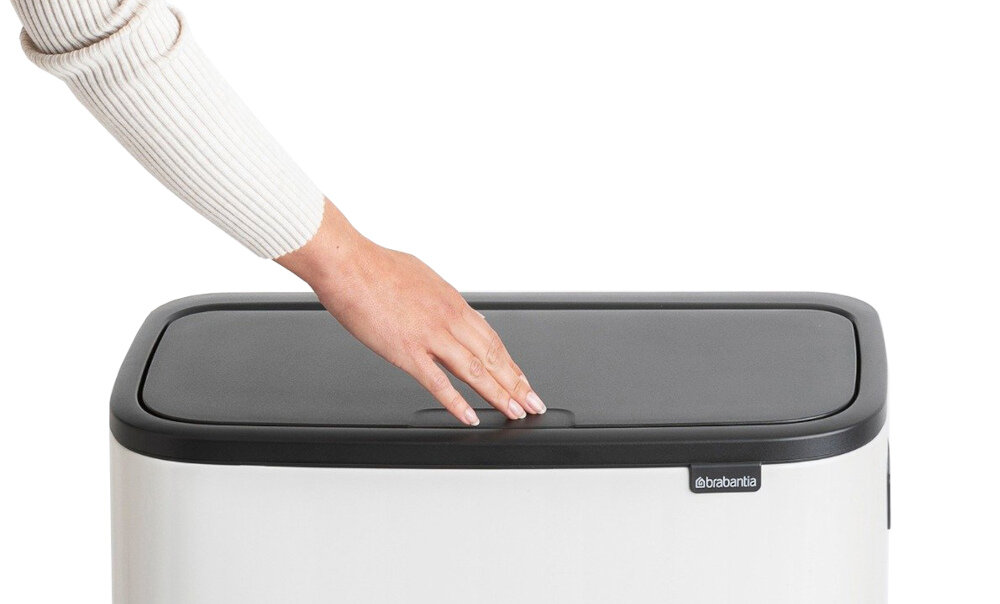 Kosz na śmieci BRABANTIA 130205 Bo Touch Bin Hi Prosta obsługa łatwe otwieranie i zamykanie kosza