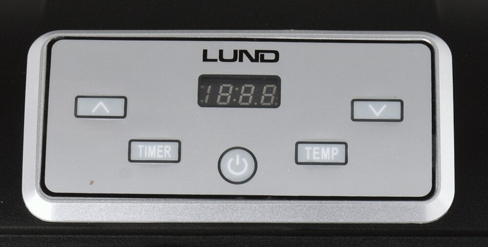Suszarka do grzybów LUND 68272 cyfrowy panel sterowania temperatura czas przyciski włącznik