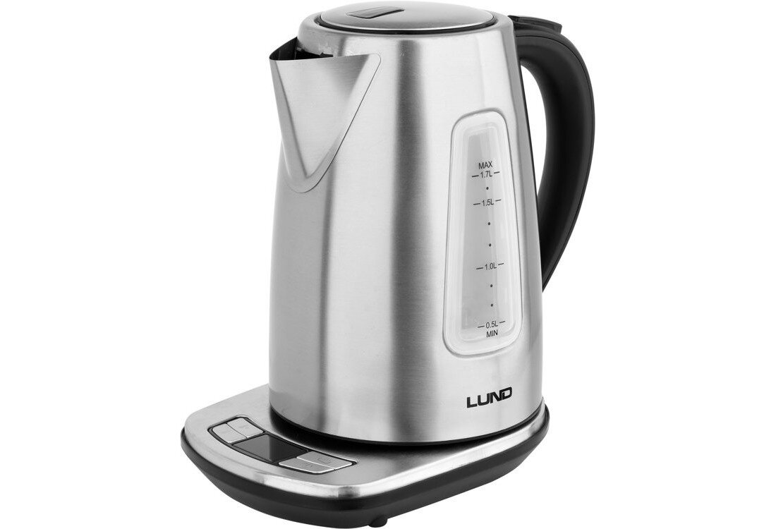 Czajnik LUND 68195 Ustawienie temperatury temperautra ustawienia zakres dostosowanie precyzja napój Funkcja podtrzymywania temperatury  herbata kawa