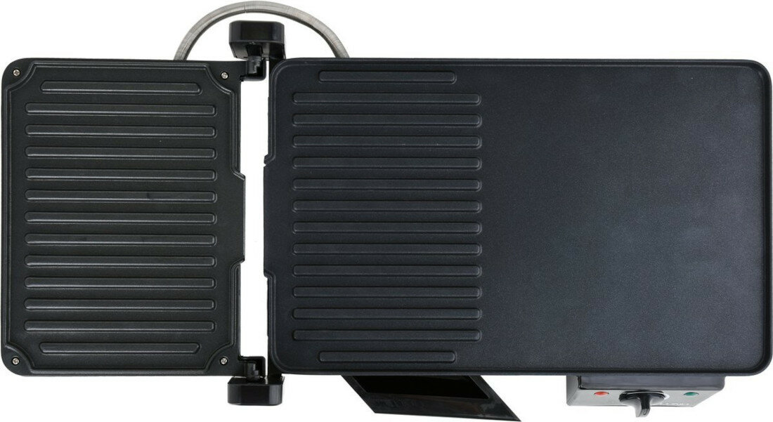 Grill elektryczny LUND GRH 67455 dwie czesci nieprzywierajaca powierzchnia czesc zebrowana do grillowania czesc gladka do opiekania
