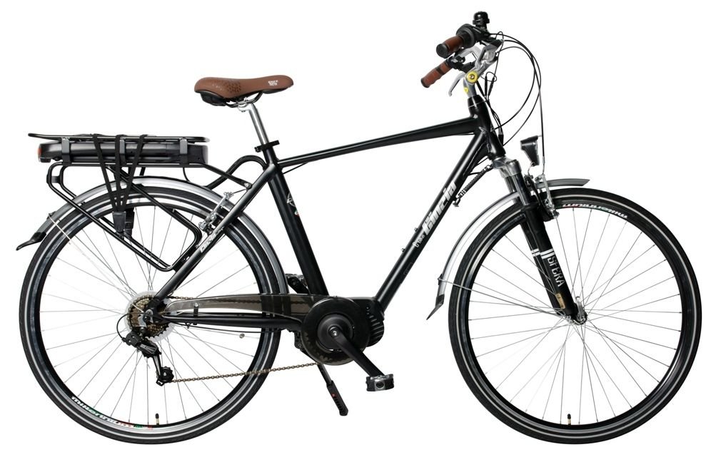 Rower elektryczny CINZIA Sfera BF 28 D18 Brązowy  