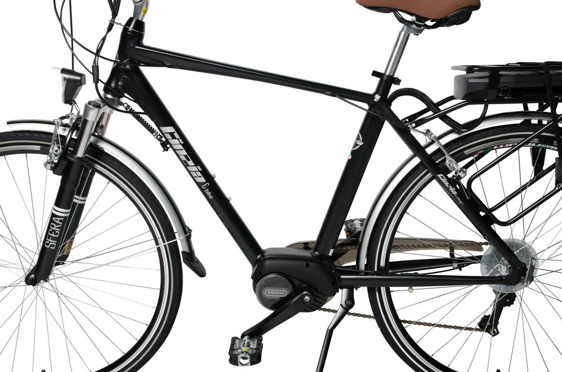 Rower elektryczny CINZIA Sfera BF 28 D18 Brązowy - Rama