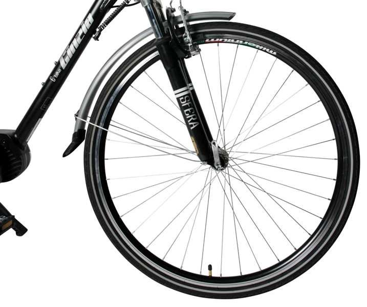 Rower elektryczny CINZIA Sfera BF 28 D18 Brązowy - KOŁA 