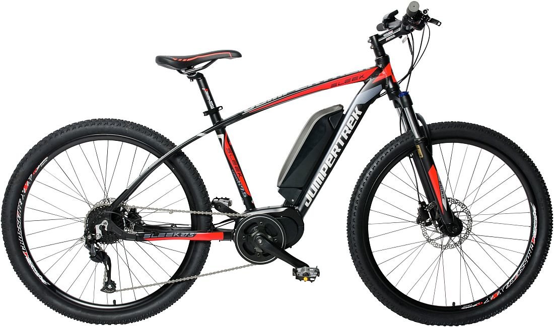 Rower elektryczny CINZIA Sleek BF 27.5 M18 Czerwono-czarny  