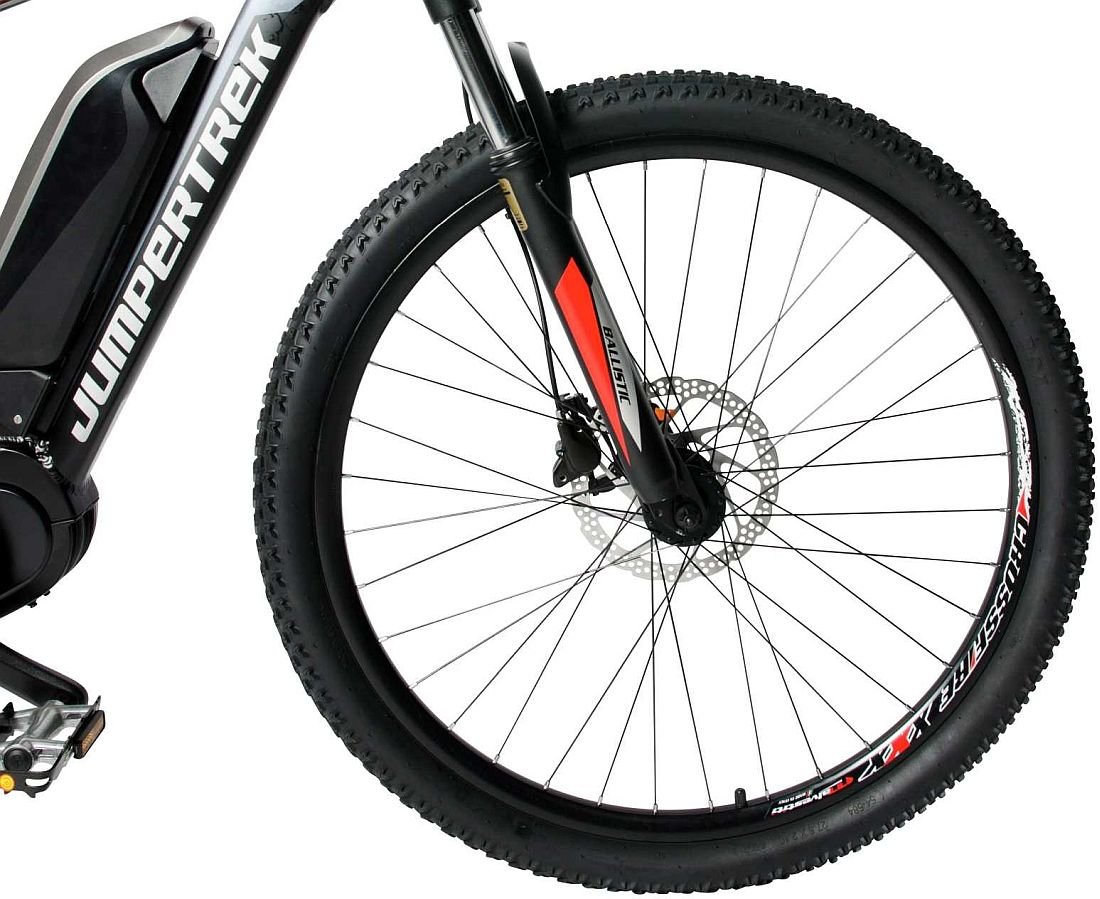 Rower elektryczny CINZIA Sleek BF 27.5 M18 Czerwono-czarny - KOŁA