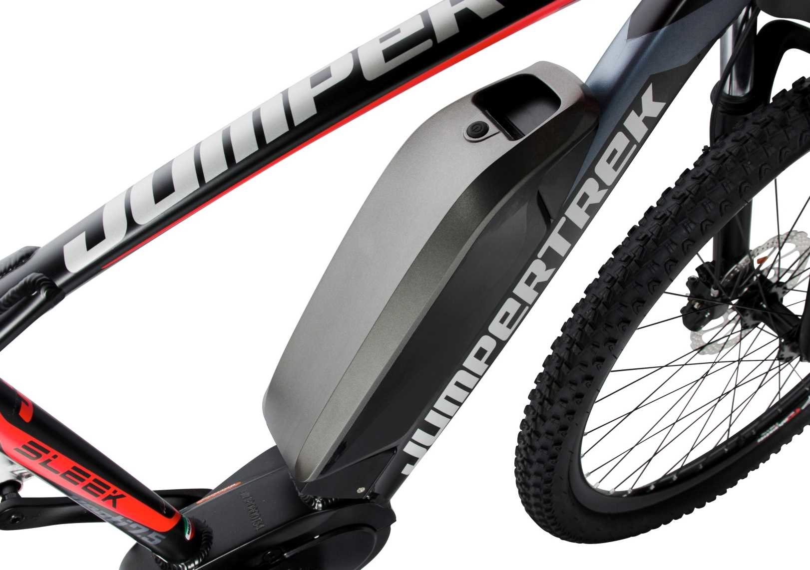 Rower elektryczny CINZIA Sleek BF 27.5 M18 Czerwono-czarny - NAPĘD