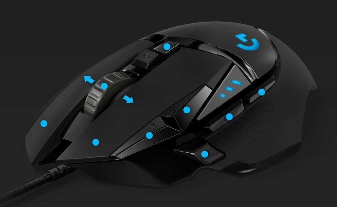 Mysz LOGITECH G512 SE - PROGRAMOWALNYCH PRZYCISKÓW