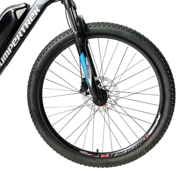 Rower elektryczny CINZIA Sleek BF 27.5 M20 Niebiesko-szary - KOŁA