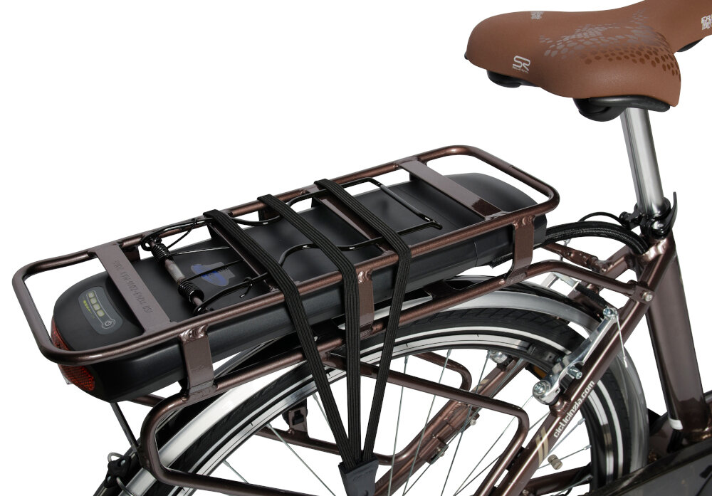 Rower elektryczny CINZIA Sfera BF 28 D18 Brązowy - NAPĘD 