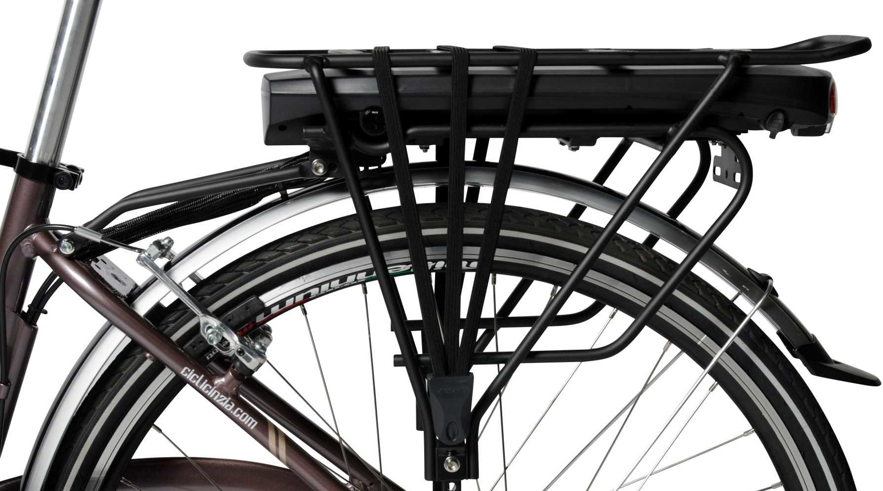 Rower elektryczny CINZIA Sfera 28 D18 Brązowy - NAPĘD 