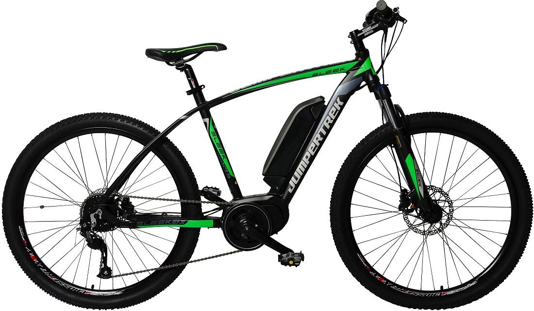 Rower elektryczny CINZIA Sleek BF 27.5 M18 Zielono-szary  