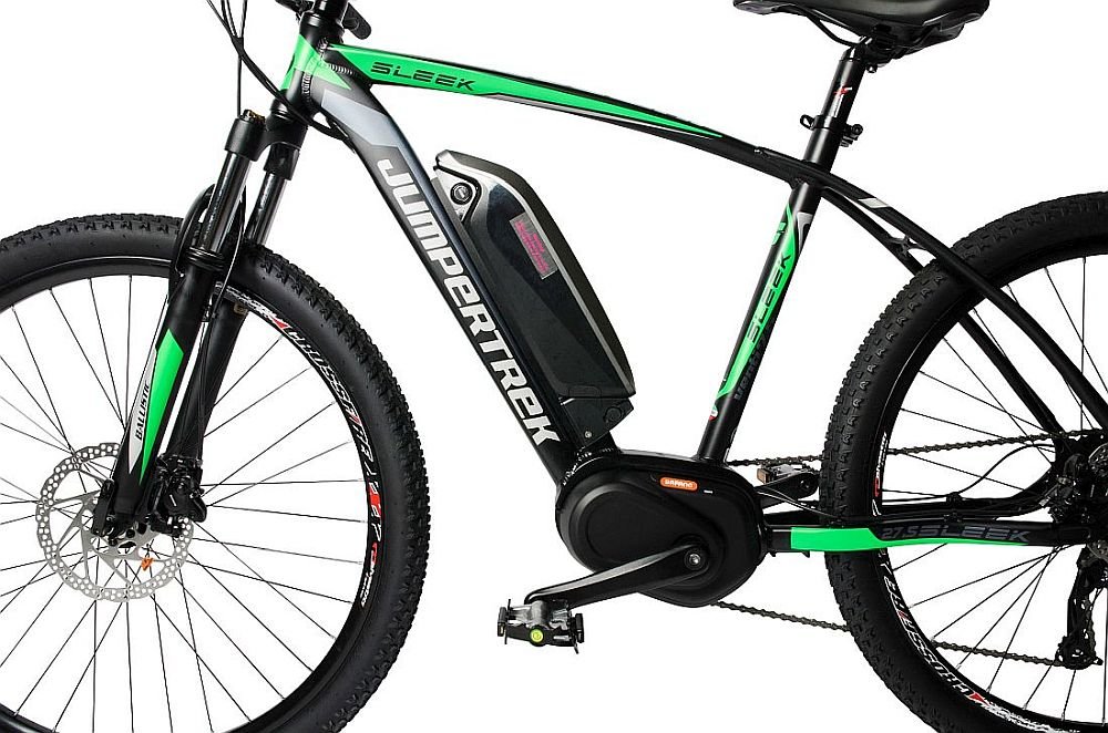 Rower elektryczny CINZIA Sleek BF 27.5 M18 Zielono-szary - Rama