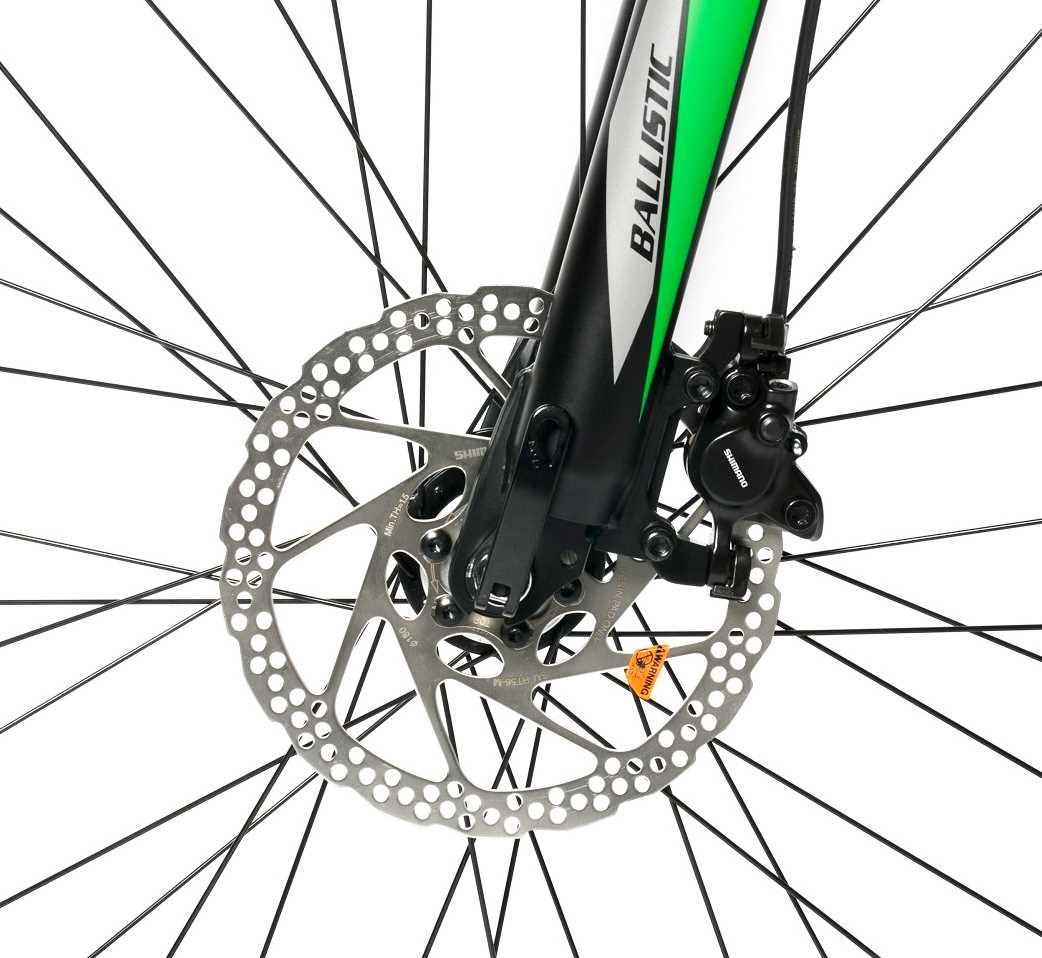 Rower elektryczny CINZIA Sleek BF 27.5 M18 Zielono-szary - HAMULCE 