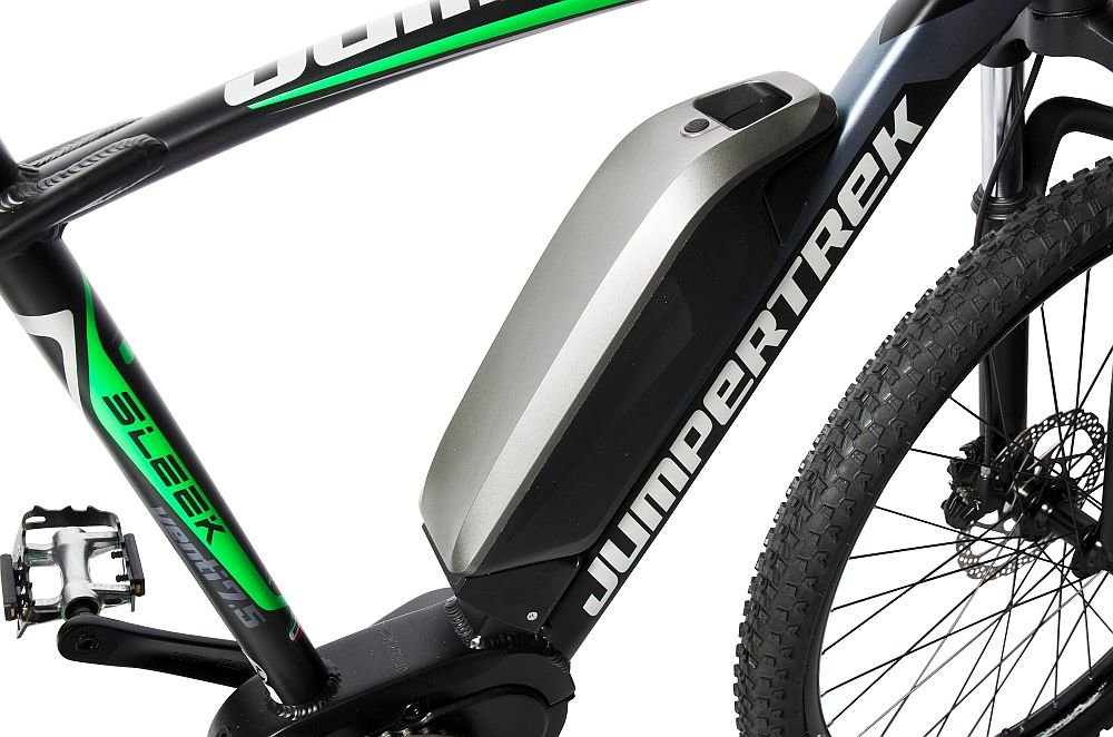 Rower elektryczny CINZIA Sleek BF 27.5 M18 Zielono-szary - NAPĘD