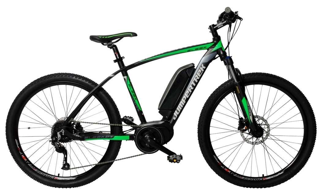 Rower elektryczny CINZIA Sleek BF 27.5 M20 Zielono-szary  