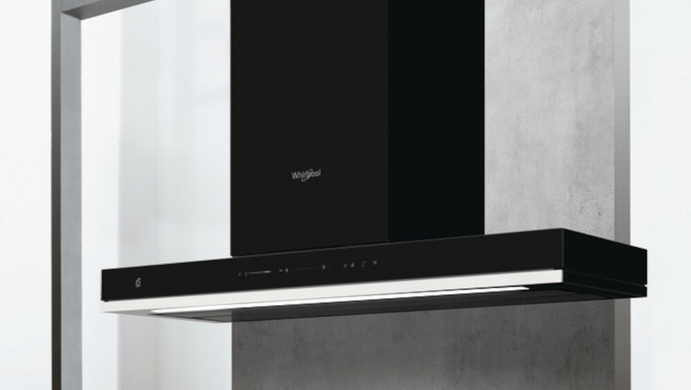 Okap WHIRLPOOL WHSS 90F TS K oświetlenie LED