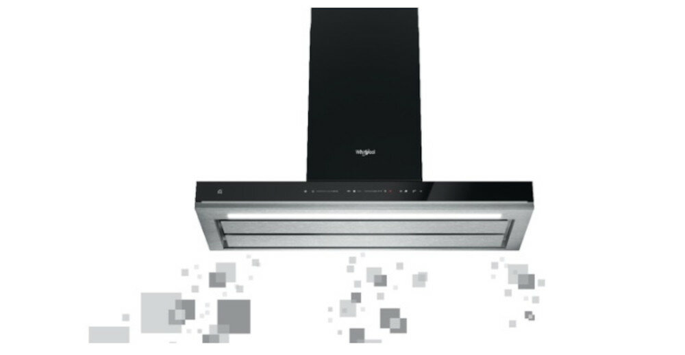 Okap WHIRLPOOL WHVS 90F LT C K wentylacja obwodowa
