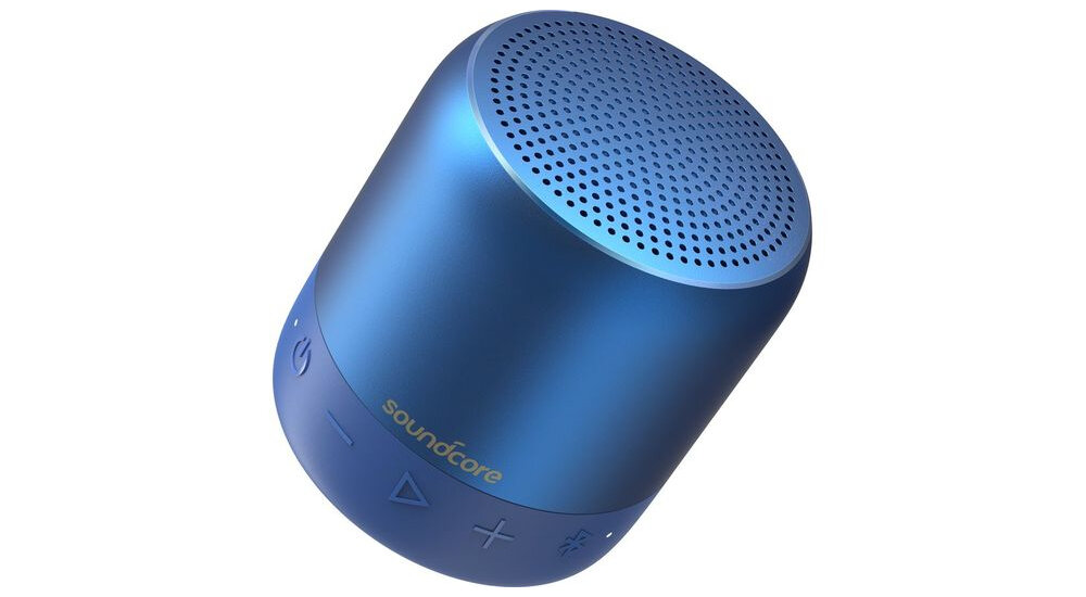 GŁOŚNIK BEZPRZEWODOWY SOUNDCORE MINI 2 NIEBIESKI złącze AUX ochrona IPX7