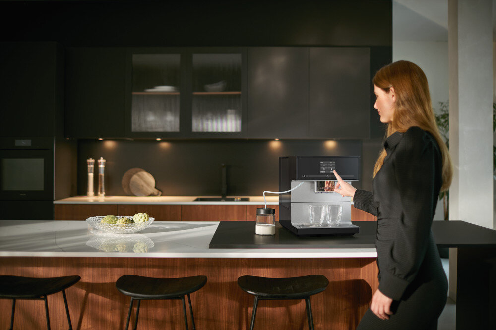 Ekspres MIELE CM 7350 Czarny komfortowa obsluga funkcja OneTouch
