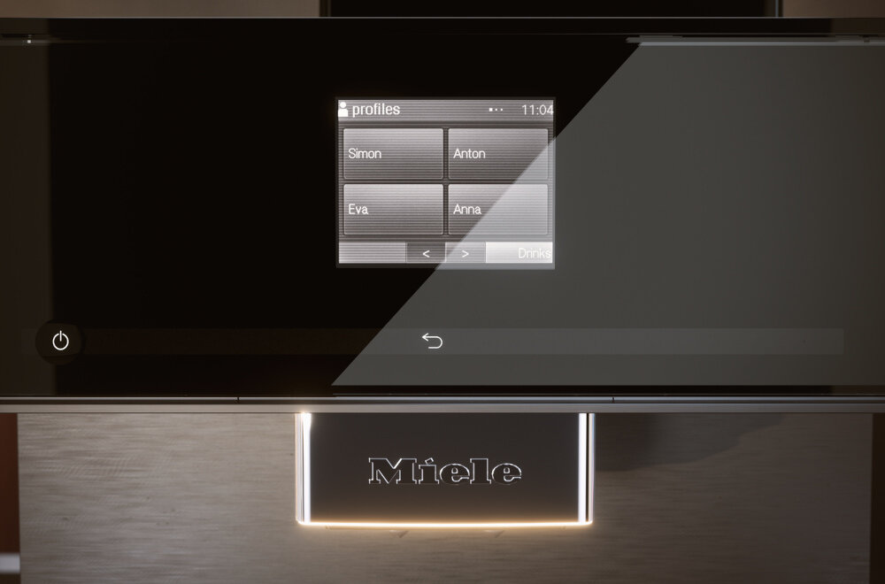 Ekspres MIELE CM 7350 Czarny 10 profili uzytkownika parametry zapisywanie