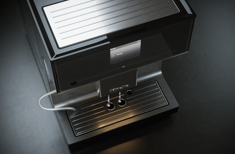 Ekspres MIELE CM 7350 Czarny Automatyczne plukanie przewodu mlekowego